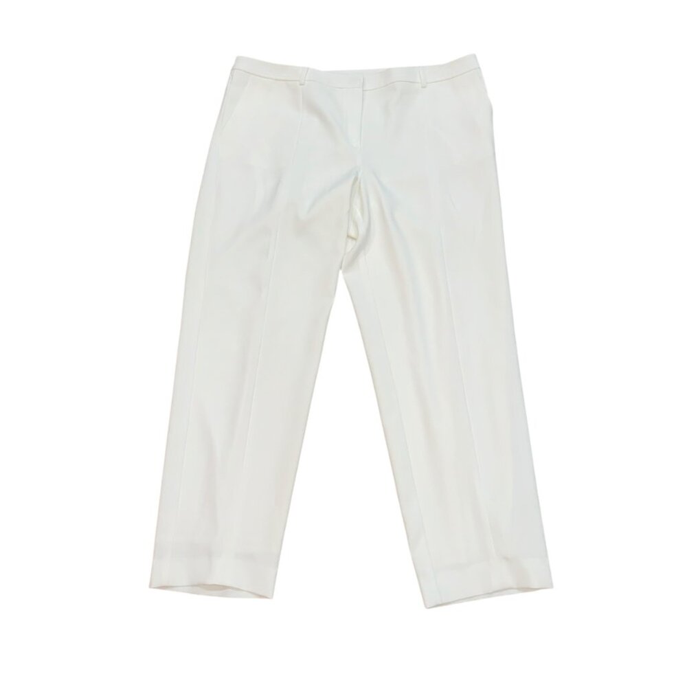 St.‎ John Ivory Trousers Dress Pants Lined Size 14 Office Party Work Dressy